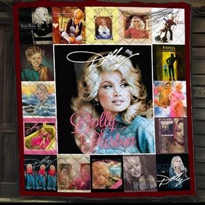 Dolly Parton plush throw blanket